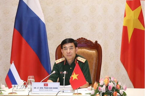 Thượng tướng Phan Văn Giang, Ủy viên Bộ Chính trị, Phó Bí thư Quân ủy Trung ương, Bộ trưởng Bộ Quốc phòng Việt Nam. (Nguồn: TTXVN)