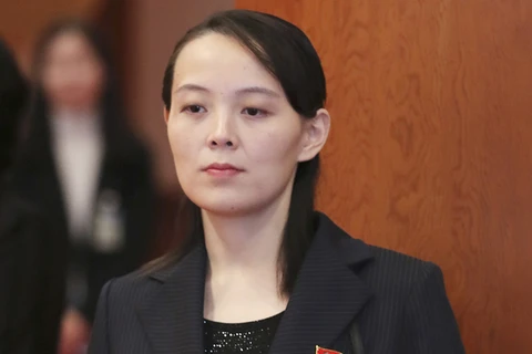 Bà Kim Yo-jong, em gái lãnh đạo Triều Tiên Kim Jong-un. (Ảnh: Yonhap)