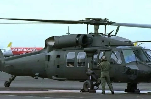 Một chiếc trực thăng Black Hawk. (Nguồn: PAF)