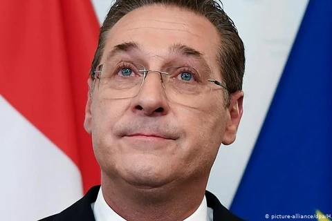 Cựu Phó Thủ tướng kiêm lãnh đạo đảng Tự do (FPO) cực hữu của Áo Heinz-Christian Strache. (Nguồn: DPA)