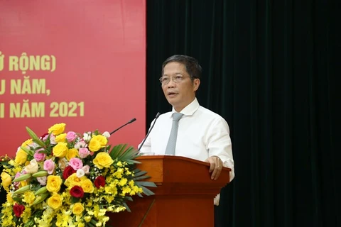 Ông Trần Tuấn Anh, Ủy viên Bộ Chính trị, Trưởng Ban Kinh tế Trung ương phát biểu chỉ đạo. (Nguồn: Ban Kinh tế Trung ương)