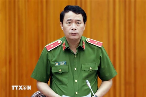 Thiếu tướng Lê Quốc Hùng, Thứ trưởng Bộ Công an, Ủy viên Thường trực Hội đồng tư vấn đặc xá, Trưởng Ban Chỉ đạo về đặc xá của Bộ Công an. (Nguồn: TTXVN)