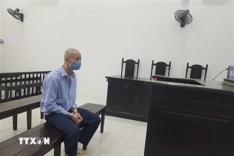 Bị cáo Dương Quang Bình tại phiên tòa. (Ảnh: Kim Anh/TTXVN)