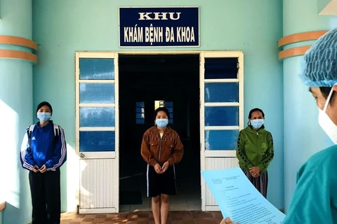 Bệnh nhân được công bố khỏi bệnh ở Quảng Ngãi. (Nguồn: TTXVN)