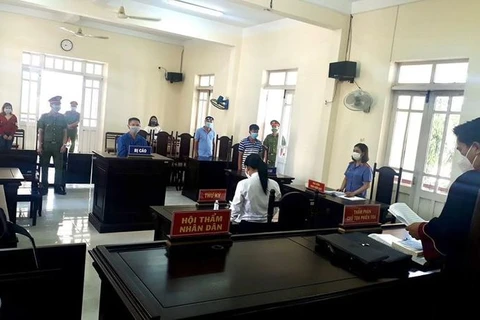 Phạm Văn Hiếu tại tòa. (Nguồn: PLO)