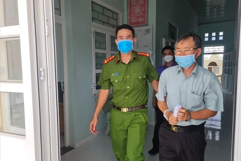 Bị can Phí Văn Thành lúc bị bắt. (Ảnh: Viện kiểm sát)
