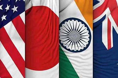 Nhóm Bộ Tứ bao gồm Mỹ, Ấn Độ, Nhật Bản, và Australia. (Nguồn: Getty Images)