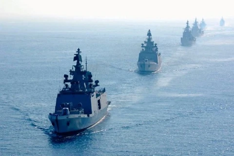 Một cuộc tập trận ở Ấn Độ Dương. (Nguồn: jagranjosh.com)