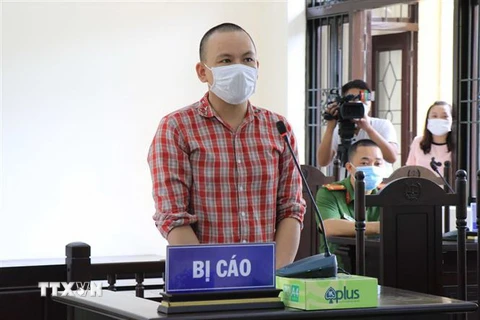 Bị cáo Nguyễn Văn Quý tại phiên tòa. (Ảnh: Thái Hùng/TTXVN)