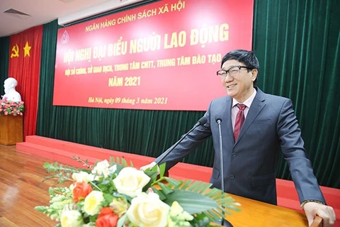Ông Dương Quyết Thắng - Tổng Giám đốc Ngân hàng Chính sách xã hội. (Nguồn: Báo Lao động)