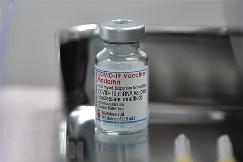 Vaccine ngừa COVID-19 của hãng dược Moderna. (Ảnh: AFP/TTXVN)