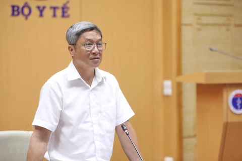 Thứ trưởng Bộ Y tế Nguyễn Trường Sơn. (Ảnh: Minh Quyết/TTXVN)