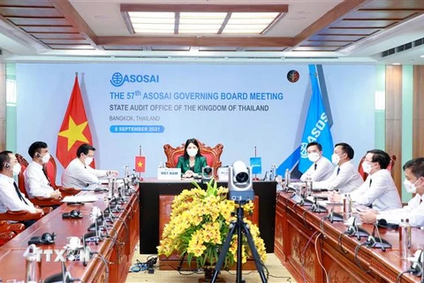 Cuộc họp Ban điều hành Tổ chức các Cơ quan Kiểm toán Tối cao châu Á lần thứ 58. (Nguồn: TTXVN)