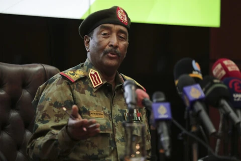 Tổng Tư lệnh quân đội Sudan Abdel Fattah al-Burhan. (Nguồn: AP)