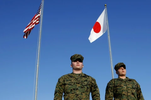 Binh sỹ Mỹ ở Okinawa, Nhật Bản. (Nguồn: Reuters)