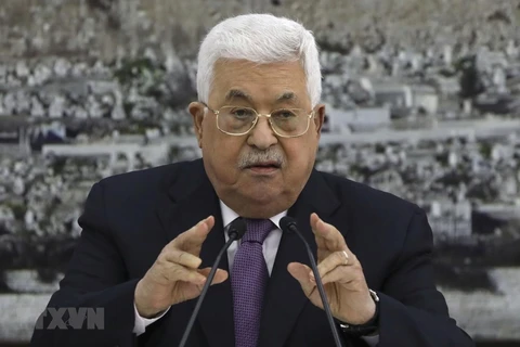 Tổng thống Palestine Mahmoud Abbas. (Ảnh: AFP/TTXVN)