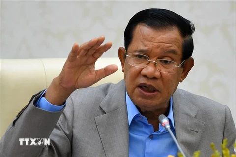 Thủ tướng Campuchia Samdech Techo Hun Sen. (Nguồn: AFP/TTXVN)