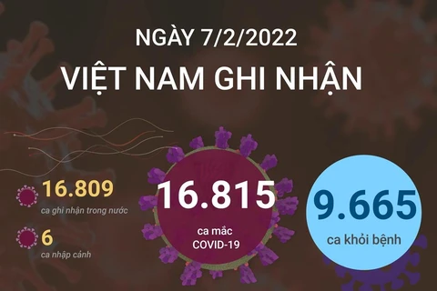 Tình hình dịch bệnh ngày 7/2: 9.665 ca khỏi bệnh.