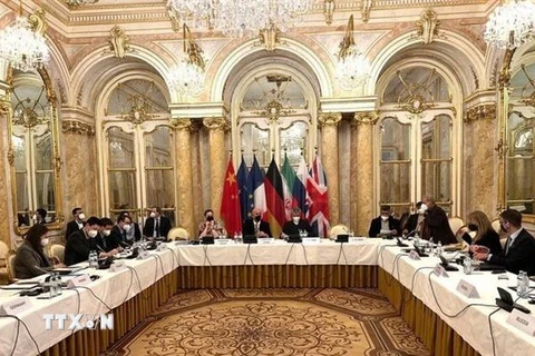 Toàn cảnh vòng đàm phán nhằm khôi phục thỏa thuận hạt nhân Iran tại Vienna, Áo. (Ảnh: IRNA/TTXVN)