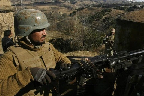 Binh sỹ Pakistan ở khu vực biên giới giáp với Afghanistan. (Nguồn: Reuters)