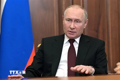 Tổng thống Nga Vladimir Putin. (Nguồn: AFP/TTXVN)