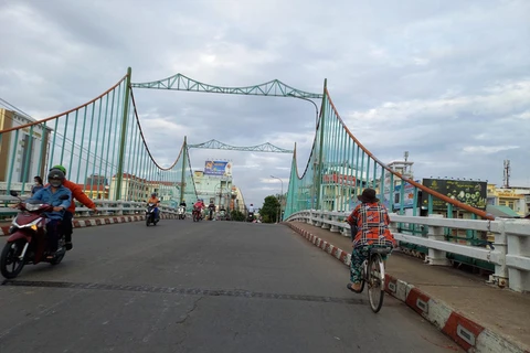Vụ nổ súng xảy ra tại cầu Quay thuộc phường 1, thành phố Mỹ Tho. (Nguồn: Công an Thành phố Hồ Chí Minh)