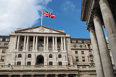Trụ sở của Ngân hàng trung ương Anh. (Ảnh: Getty Images)