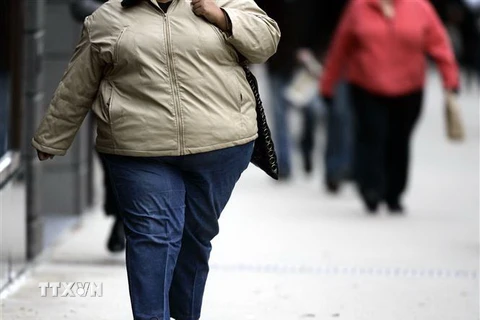 Một phụ nữ bị mắc bệnh béo phì. (Ảnh: AFP/TTXVN)