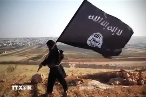 Các tay súng có liên hệ với tổ chức khủng bố Nhà nước Hồi giáo (IS) tự xưng tại một khu vực ở Iraq ngày 23/8/2013. (Ảnh: AFP/TTXVN)
