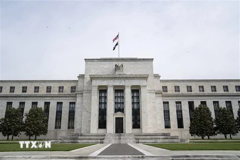 Trụ sở Cục Dự trữ liên bang Mỹ (Fed) tại Washington, D.C. (Ảnh: THX/TTXVN)