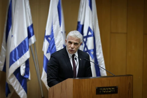 Ngoại trưởng Israel Yair Lapid. (Nguồn: Flash90)