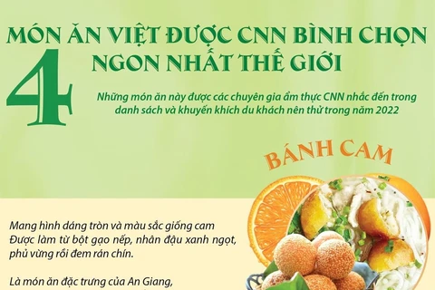 Bốn món ăn Việt được CNN bình chọn ngon nhất thế giới.