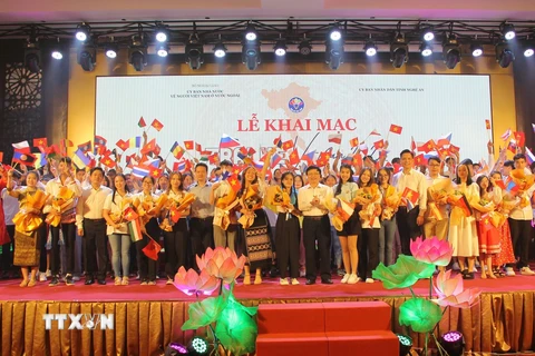 Trại hè Việt Nam 2022 thu hút sự tham gia của 107 thanh niên, sinh viên là người Việt Nam ở nước ngoài đến từ 25 quốc gia, vùng lãnh thổ trên thế giới. (Ảnh: Bích Huệ/TTXVN)