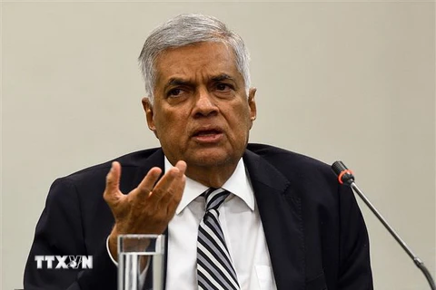 Tân Tổng thống Sri Lanka Ranil Wickremesinghe. (Ảnh: AFP/TTXVN)
