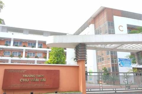 Trường chất lượng cao Trung học cơ sở Chu Văn An. (Nguồn: Giáo dục và Thời đại)