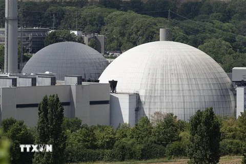 Nhà máy điện hạt nhân Neckarwestheim ở miền Nam Đức. (Ảnh: AFP/TTXVN)