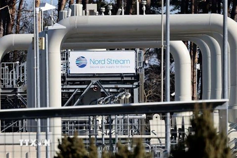 Gazprom đã thông báo ngừng vô thời hạn việc cấp khí đốt qua đường ống dẫn dự án Dòng chảy phương Bắc 1. (Ảnh: Reuters/TTXVN)