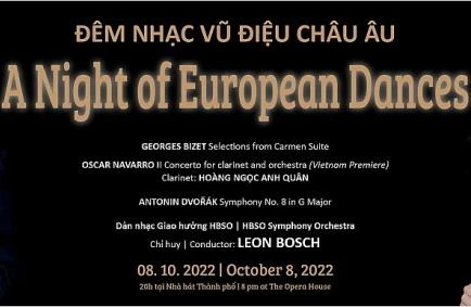 Các nghệ sỹ sẽ giới thiệu 3 tác phẩm âm nhạc lớn mang đặc trưng của những vũ khúc dưới sự chỉ huy của nhạc trưởng Leon Bosch.