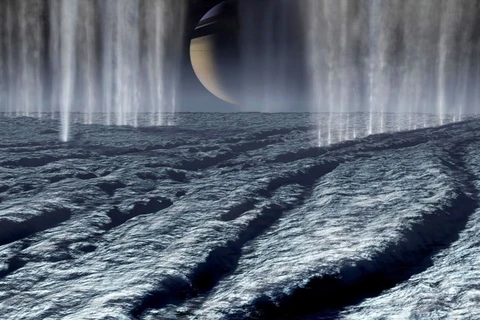 Các nhà khoa học phát hiện phosphor dưới dạng muối phosphate trong đại dương của Emceladus. (Nguồn: NASA) 