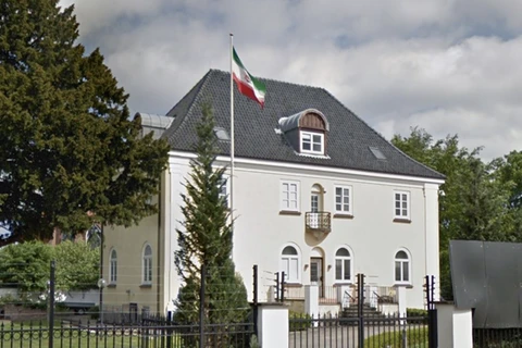Một người đàn ông mang dao đã đột nhập vào khu nhà Đại sứ quán Iran tại Copenhagen hồi đầu tháng 10. (Nguồn: Middleeastmonitor.com)