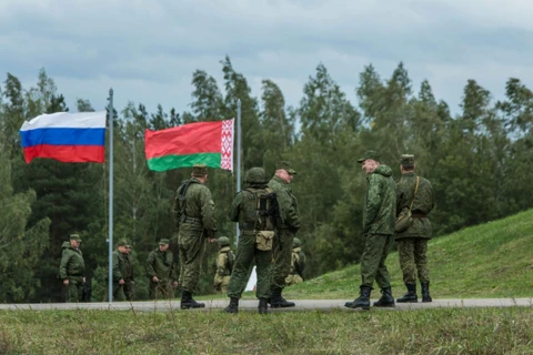 Dự kiến sẽ có 9.000 binh sỹ Nga được triển khai tại Belarus. (Nguồn: Getty Images)