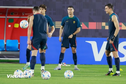 Bồ Đào Nha mang đến Qatar đội hình mạnh nhất trong nhiều kỳ World Cup trở lại đây. (Ảnh: Hải An/Vietnam+)