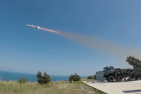 Thổ Nhĩ Kỳ thử nghiệm tên lửa. (Nguồn: Reuters)