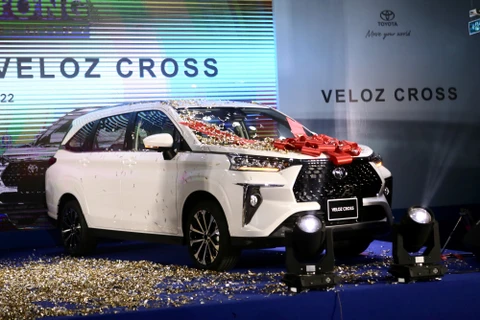 Xe Veloz Cross lắp ráp tại Việt Nam được xuất xưởng.