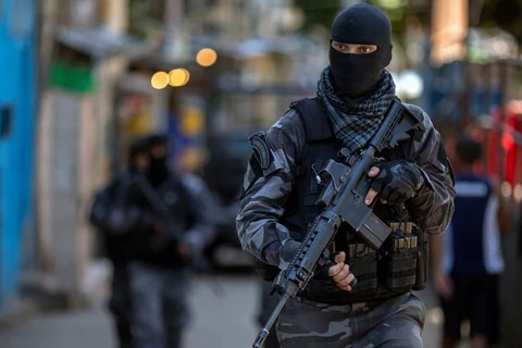 Cảnh sát Brazil. (Nguồn: AFP)