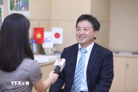 Ông Shimizu Akira, Trưởng Đại diện Văn phòng Cơ quan Hợp tác Quốc tế Nhật Bản (JICA) tại Việt Nam. (Nguồn: TTXVN)