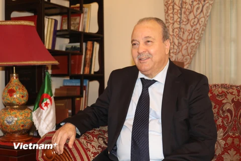 Đại sứ Algeria tại Việt Nam Boubazine Abdelhamid. (Nguồn: Vietnam+)