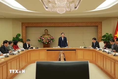 Phó Thủ tướng Trần Hồng Hà phát biểu. (Ảnh: TTXVN)
