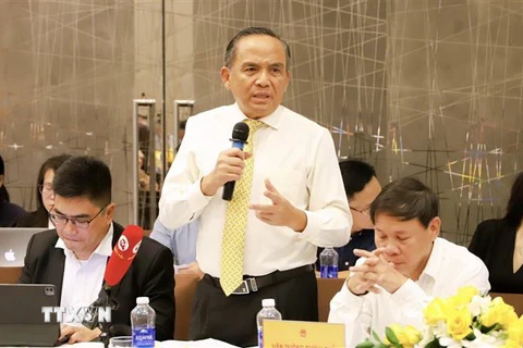 Chủ tịch Hiệp hội Bất động sản Thành phố Hồ Chí Minh Lê Hoàng Châu. (Nguồn: TTXVN)