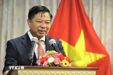 Đại sứ Việt Nam tại Vương quốc Campuchia Nguyễn Huy Tăng. (Nguồn: TTXVN)